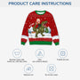 5806WUK4 dinosaur ugly christmas sweater with photo custom gifts for kids 5806WTZAK