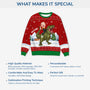 5806WUK5 dinosaur ugly christmas sweater with photo custom gifts for kids 5806WTZAK