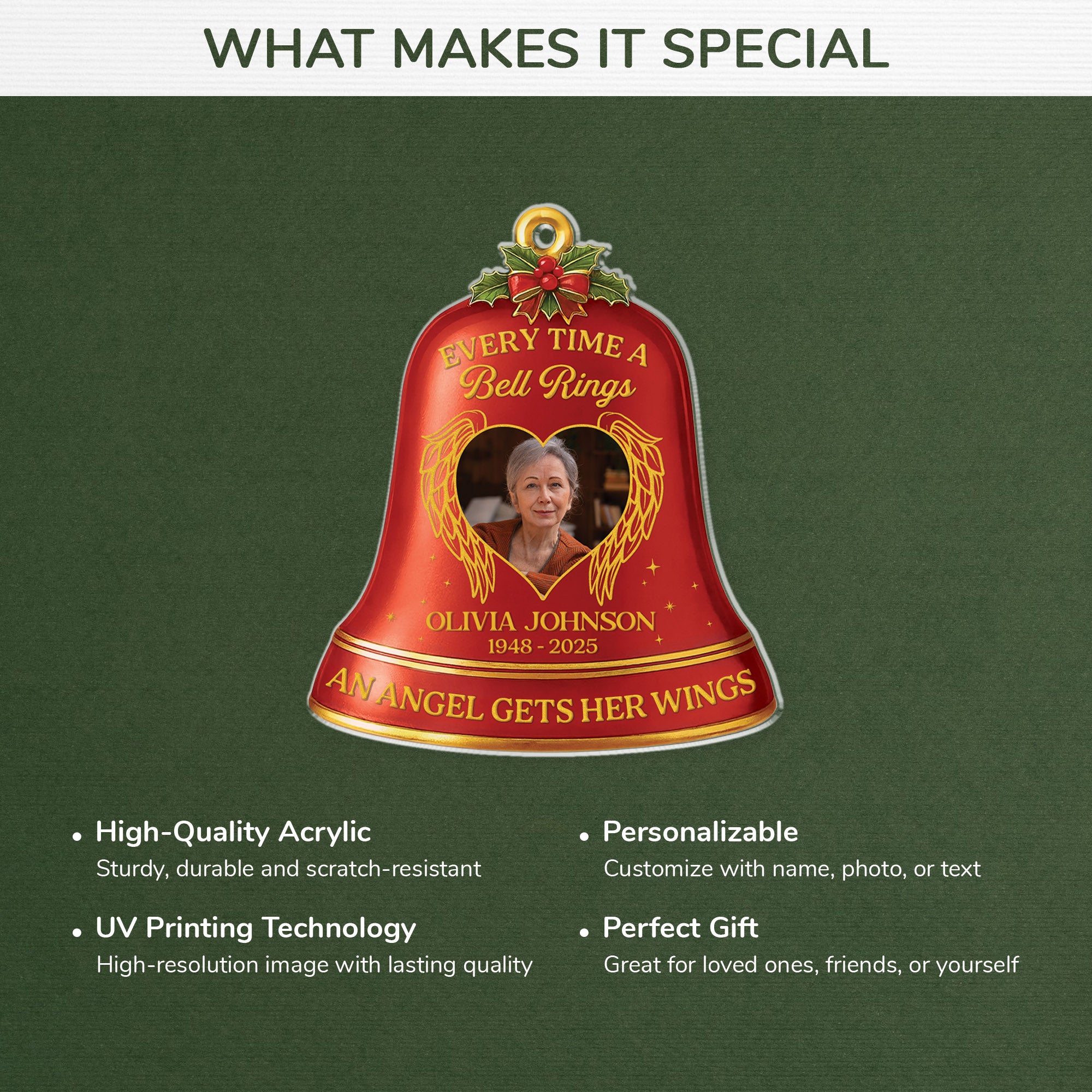 5815OUS4 personalized acrylic xmas ornaments_ picture memorial gifts_ 5815O6VZA