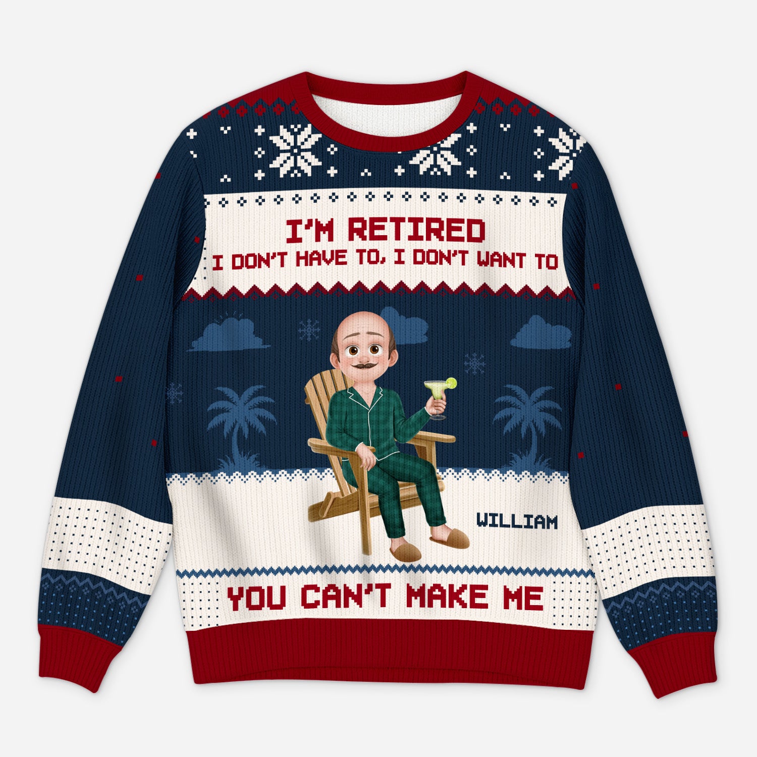 5829WUS1 funny ugly christmas sweater personalized retirement gifts_ 5829W6QCA