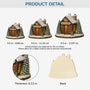 5833OUS3 custom xmas gifts for book lovers 1 layered wood bookstore ornament 5833OKMQA