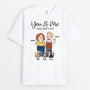 5854AUS1 custom cat shirts for humans couple gifts you me and the cats 5854AKQ7D