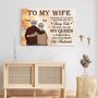 5861CUS3 personalized couple gifts to my wife canvas from husband 5861C3HZG