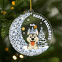 5867OUS1 3d printing effect acrylic dog christmas ornaments gifts for dog lovers 5867OKQMC