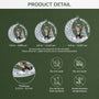 5867OUS3 3d printing effect acrylic cat christmas ornaments gifts for cat lovers 5867OKQMD