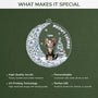 5867OUS4 3d printing effect acrylic cat christmas ornaments gifts for cat lovers 5867OKQMD