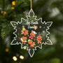 5869OUS1 snowflake christmas ornaments_ acrylic personalized family gifts 5869OKMCI