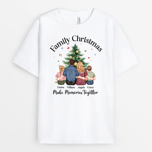 5877AUS1 custom christmas shirts for family making memories together_ 5877ATTQI