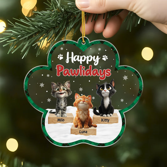 5897OUK2 custom cat christmas ornaments_ acrylic gifts for cat lovers 5897OKZZD