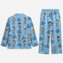 5898VUK2 personalized pajamas with faces _best grandpa ever gifts_ 5898V