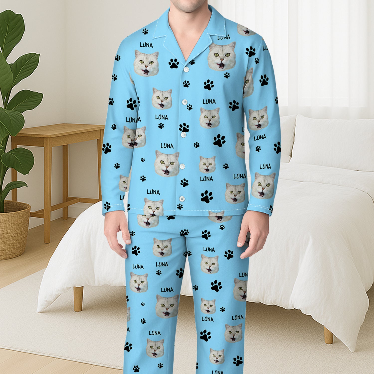 5900VUK3 personalized pajamas with cat face_ unique gifts for cat owners 5900VKZND