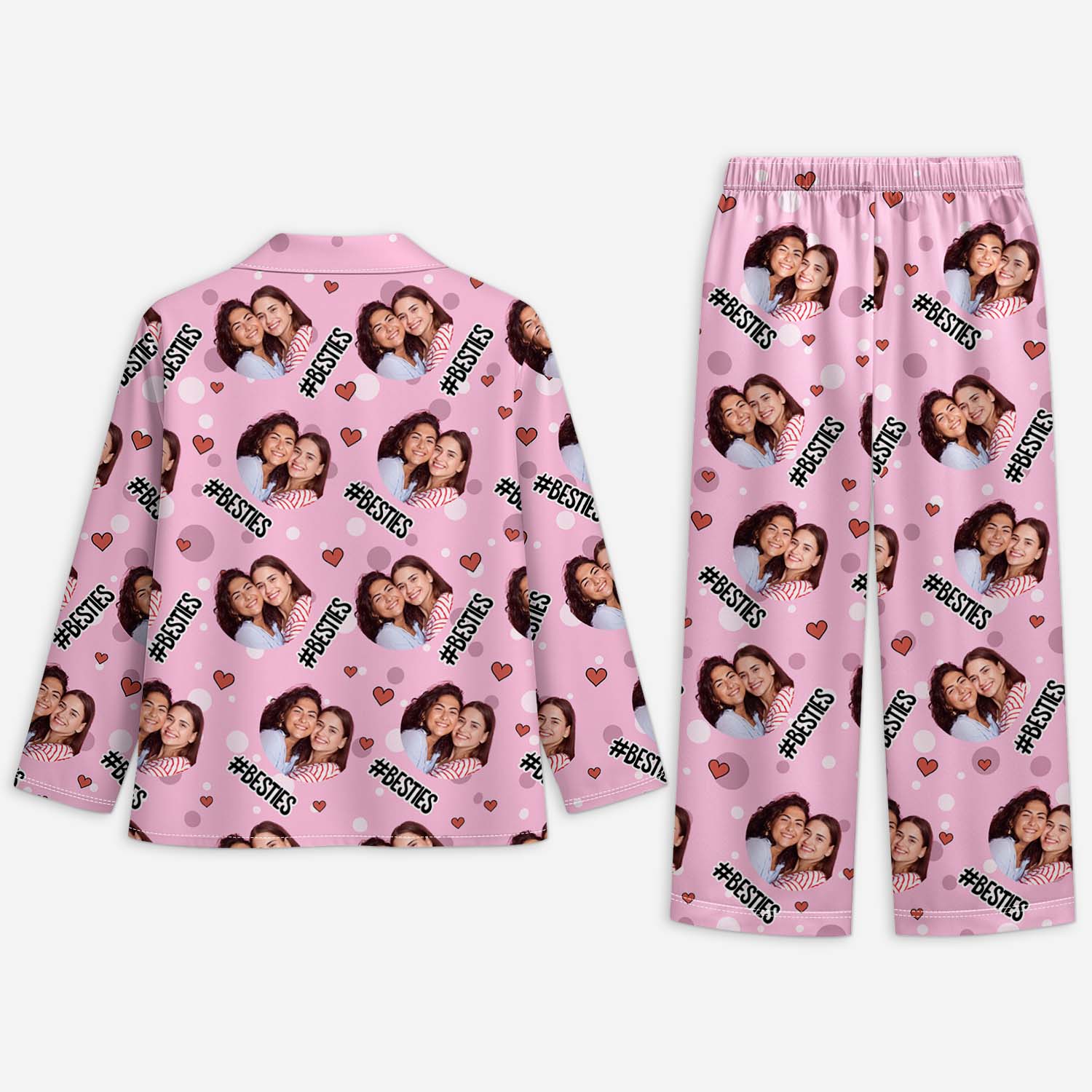 5918VUS2 besties pajamas with faces personalized gifts for best friends 5918V8XCF