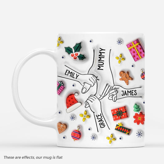 5926MUK1 3d printing effect personalized christmas mug gifts for mom grandma 5926MKZAA