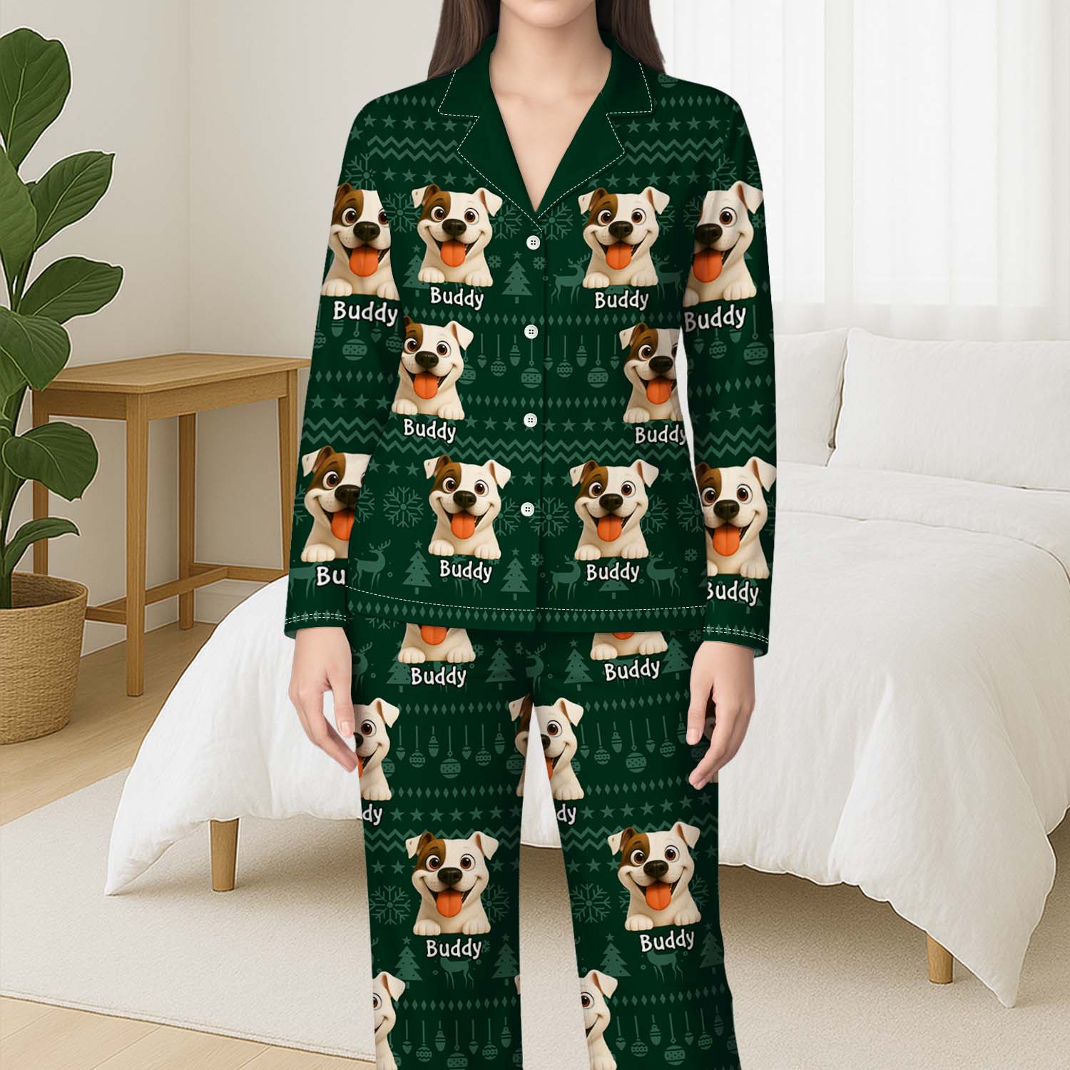 5935VUS3 personalized christmas pajamas with dog face dog lover gifts 5935V6XZC