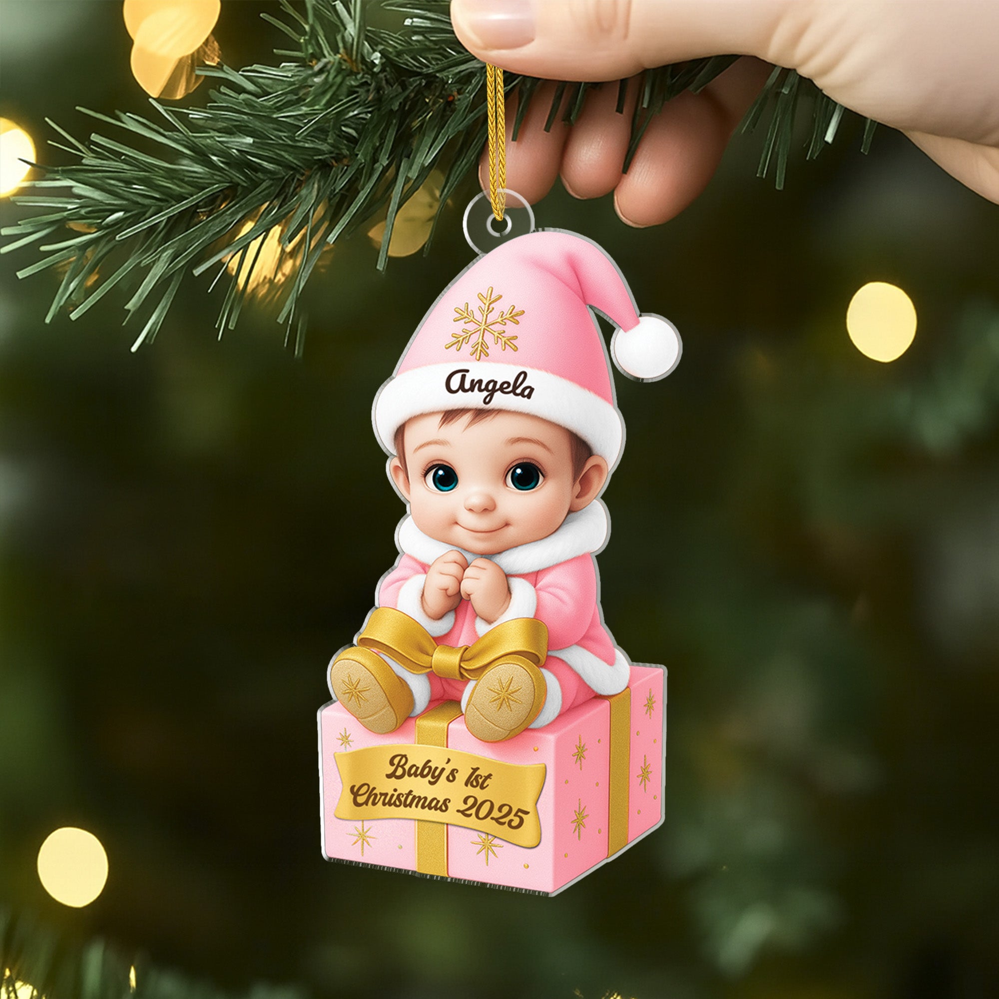 5939OUS2 3d printing effect acrylic christmas ornaments for newborns personalized kids gifts 5939O3HMK