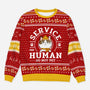 5943WUS1 personalized cat ugly christmas sweater service human do not pet_ 5943WKKND