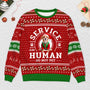 5943WUS2 personalized dog ugly christmas sweater service human do not pet_ 5943WKKNC