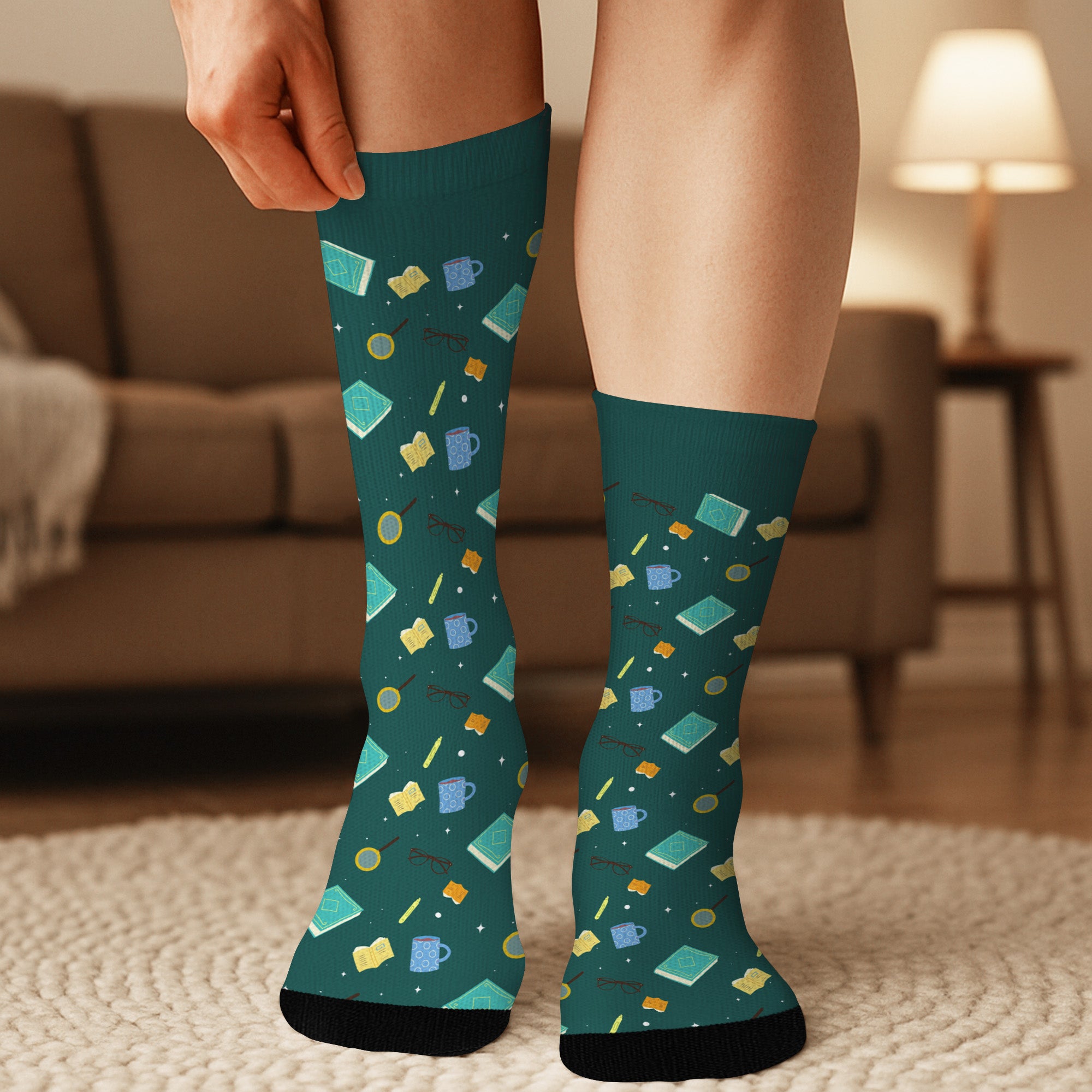 5960JUS3 do not disturb im reading socks personalized book lover gifts 5960J8MAA