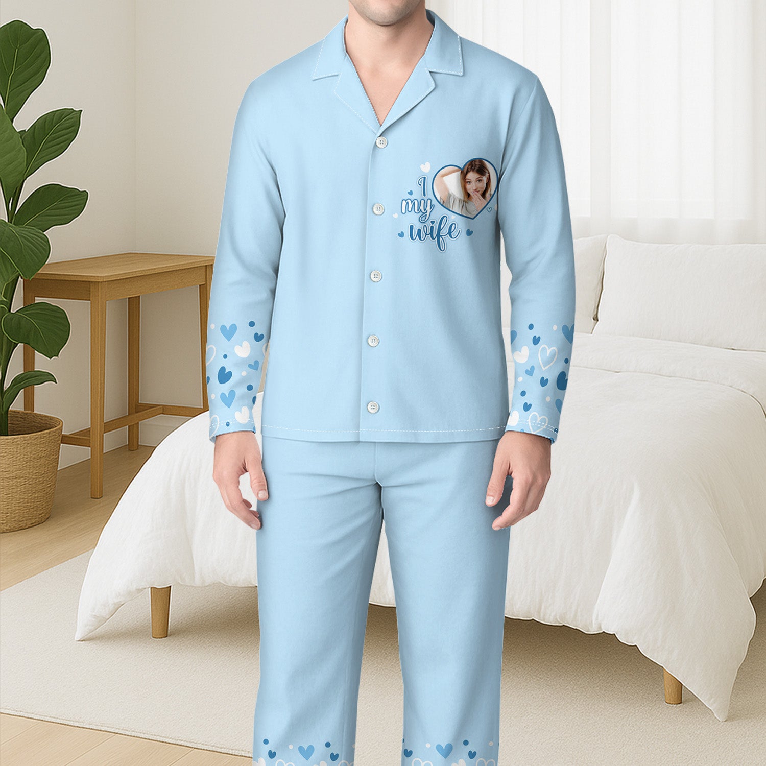 5963VUS1 custom pajamas gifts for husband wife boyfriend girlfriend couples 5963V8LQG_3