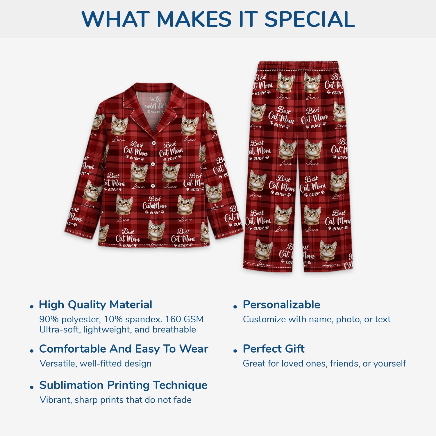 5965VUS5 personalized pajamas with cat face christmas gifts for cat moms 5965VTKZD