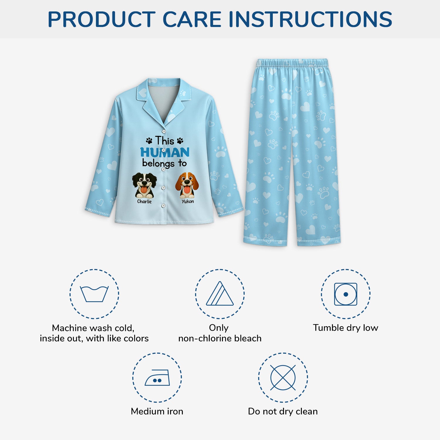 6015VUS4 this human belongs to pajamas customized gifts for dog lovers 6015V3XCC_88bbef96 b7a7 4881 b0a6 429a059617c4