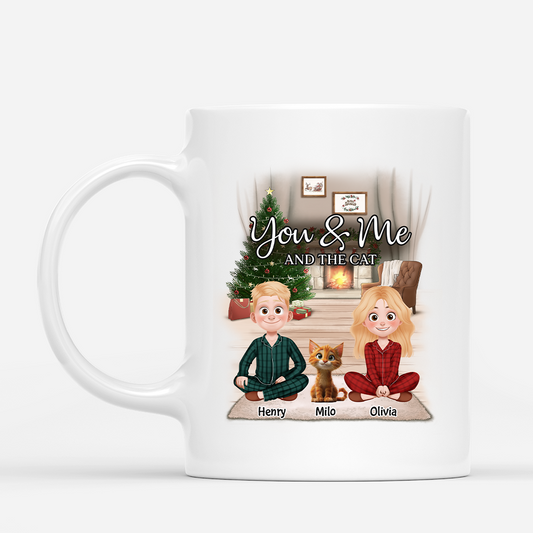 6031MUS1 you me and the cats mug personalized christmas gifts for couples 6031MKH5D