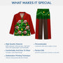 6054VUS5 christmas tree pajamas with faces custom christmas for him her 6054VKHNB
