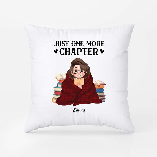 6060PUS1 just one more chapter pillow personalized gifts for book lovers 6060P