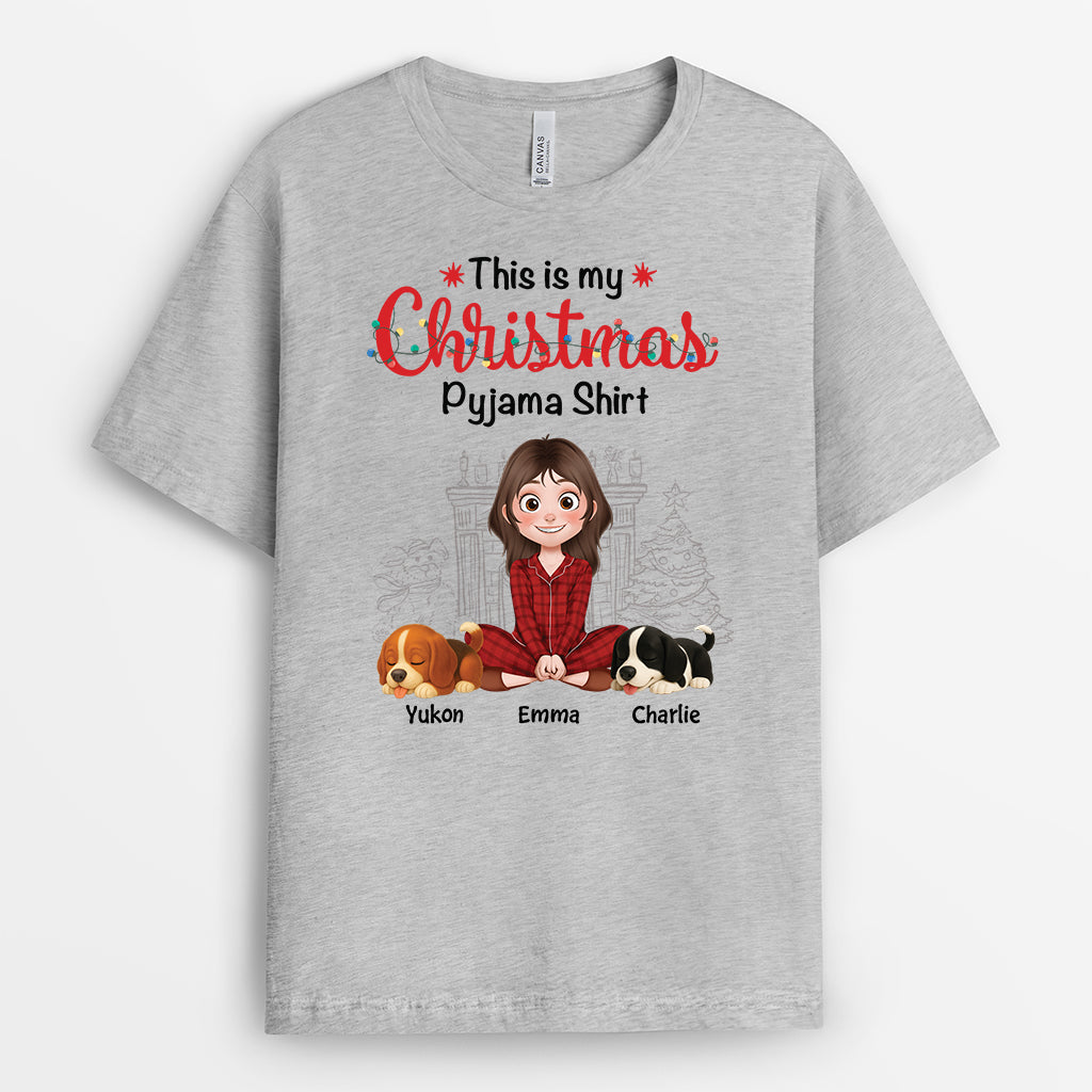 6063AUK2 this is my christmas pajama shirt custom gifts for dog lovers 6063A8LNC