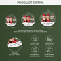 6070OUS3 santa christmas ornaments acrylic personalized gifts for couples 6070OKT5G