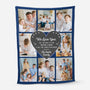 6073BUS1 _personalized family photo blanket love you all the way to the moon and back 6073B6PMI