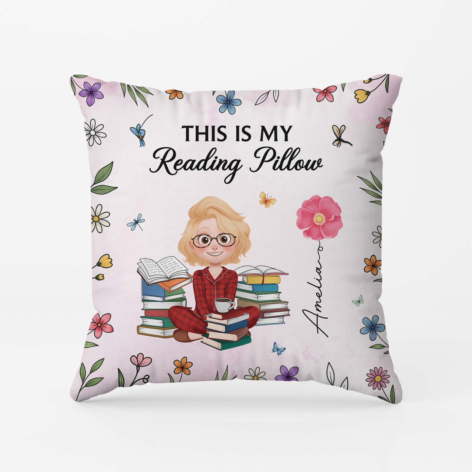 6074PUS1 this is my reading pillow custom book lover gifts for him her 6074P6TMA