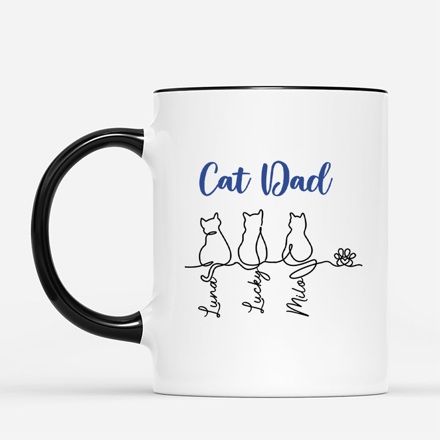 6080MUS2 personalized mugs with cats unique gifts for cat lovers 6080M6PMD
