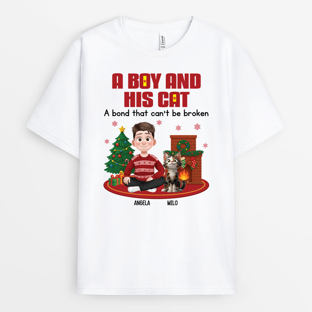 6084AUS1 personalized christmas t shirts xmas gifts for cat lovers 6084ATMCD