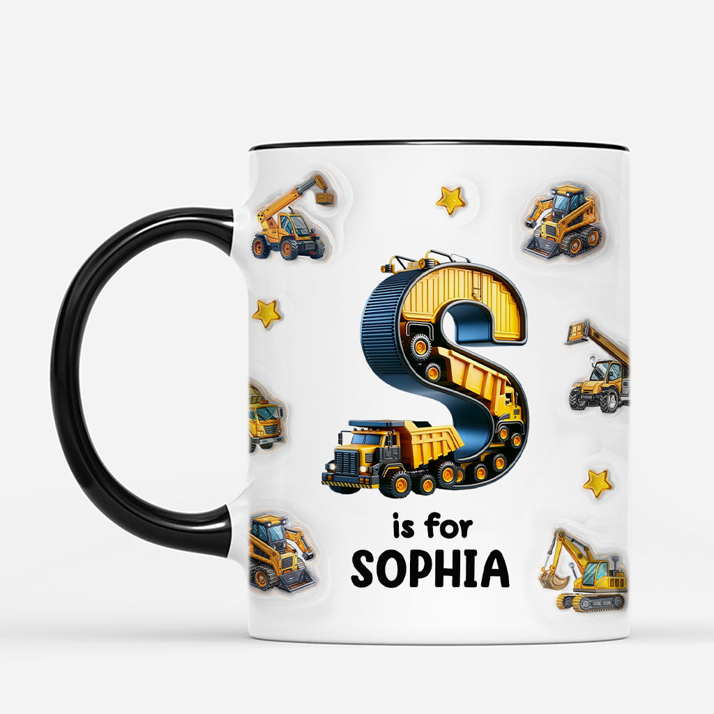 6088MUS2 coffee mugs with initials_ personalized gifts for kids 6088M3TZK