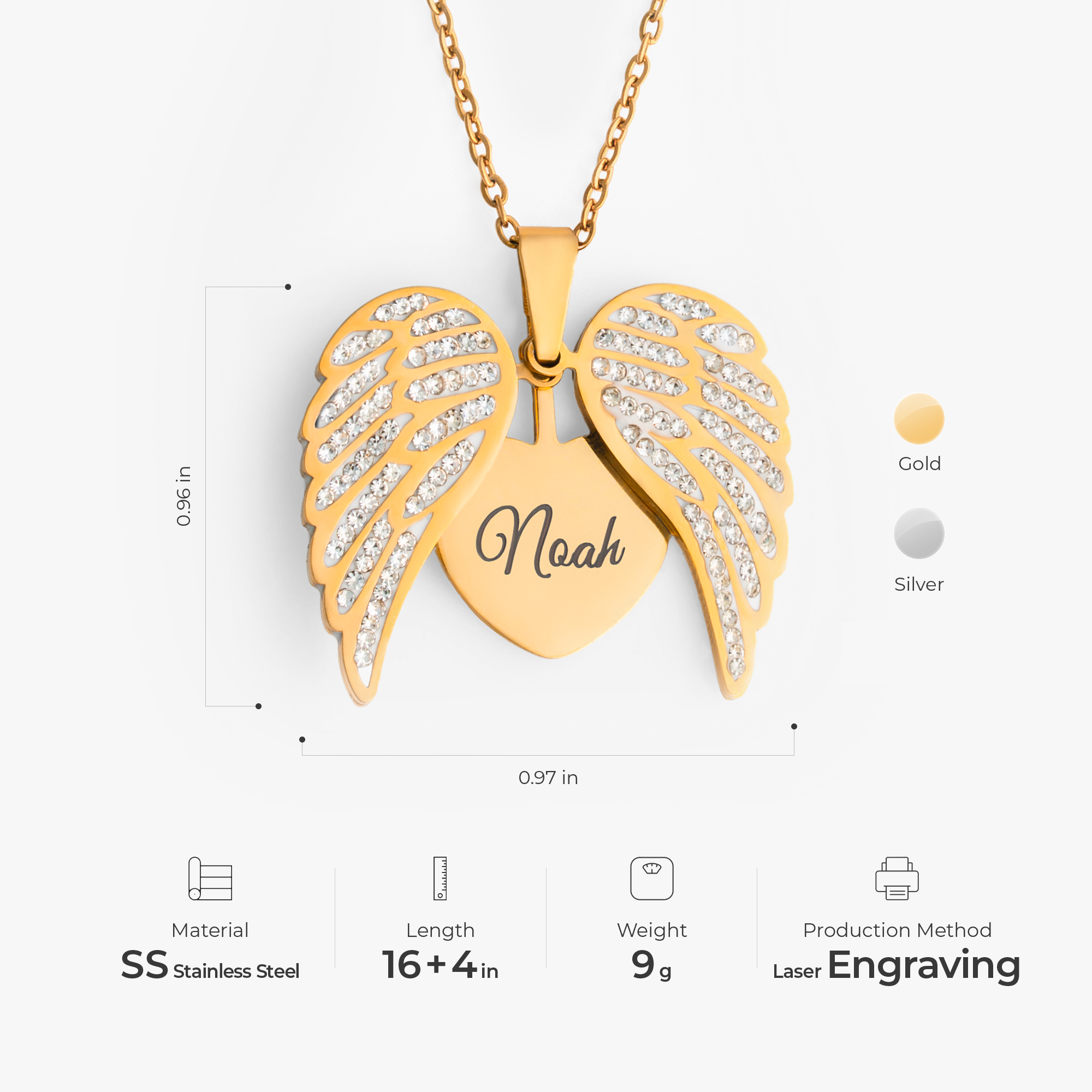 6113JUS3 angel wing necklace with name personalized memorial gifts 6113J0B5A_3279d2b6 53d6 41d9 9497 a47c9478506c