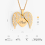 6113JUS3 angel wing necklace with name personalized memorial gifts 6113J0B5A_3279d2b6 53d6 41d9 9497 a47c9478506c