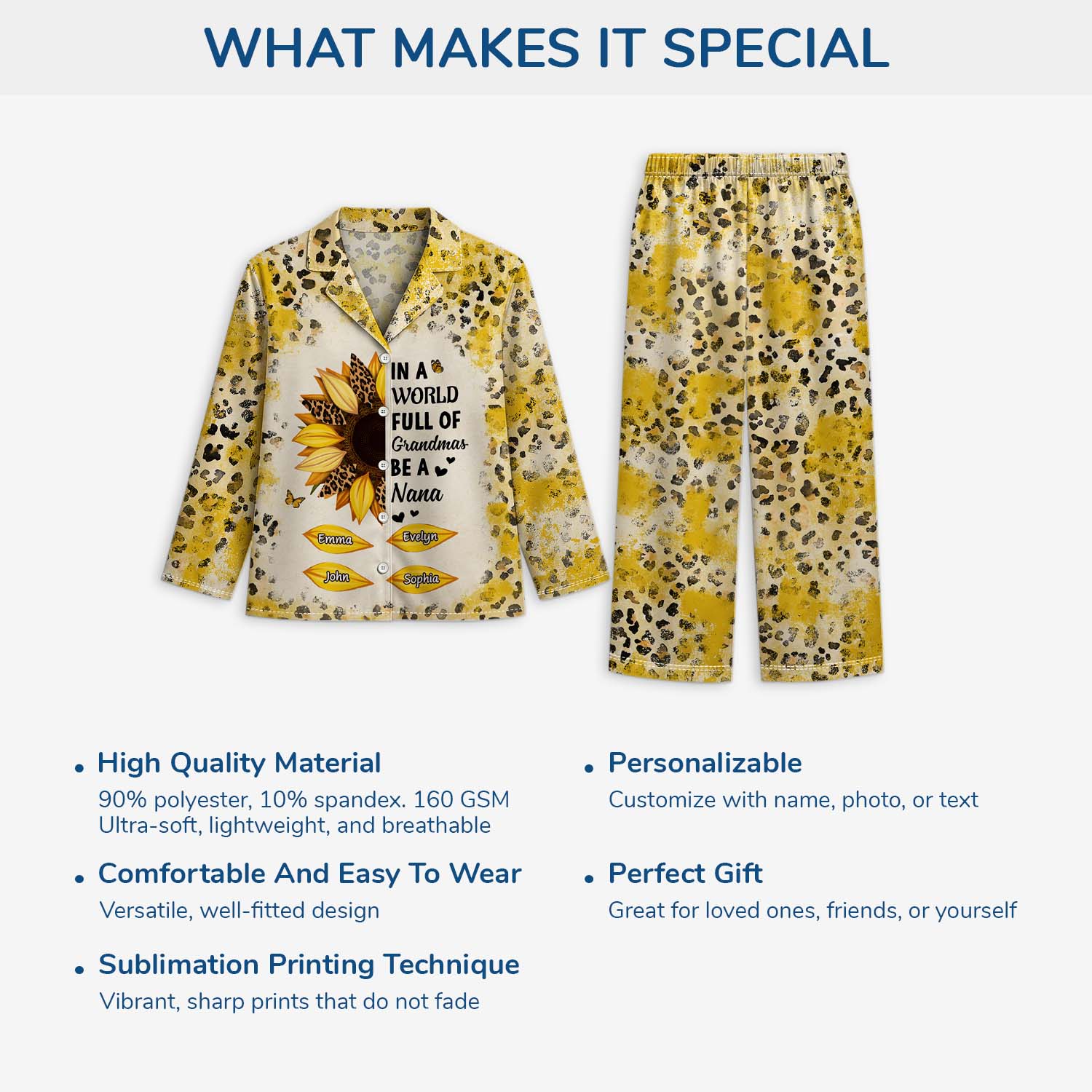 6130VUS1 custom womens pajamas_ in a world full of grandmas be a nana 6130VKLAA_5