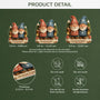6151OUS3 3d printing effect custom acrylic christmas ornaments gifts for gay couples 6151OKTMG
