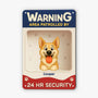 6158EUK2 metal dog warning signs_ personalized dog gifts for owners 6158E8ZZC
