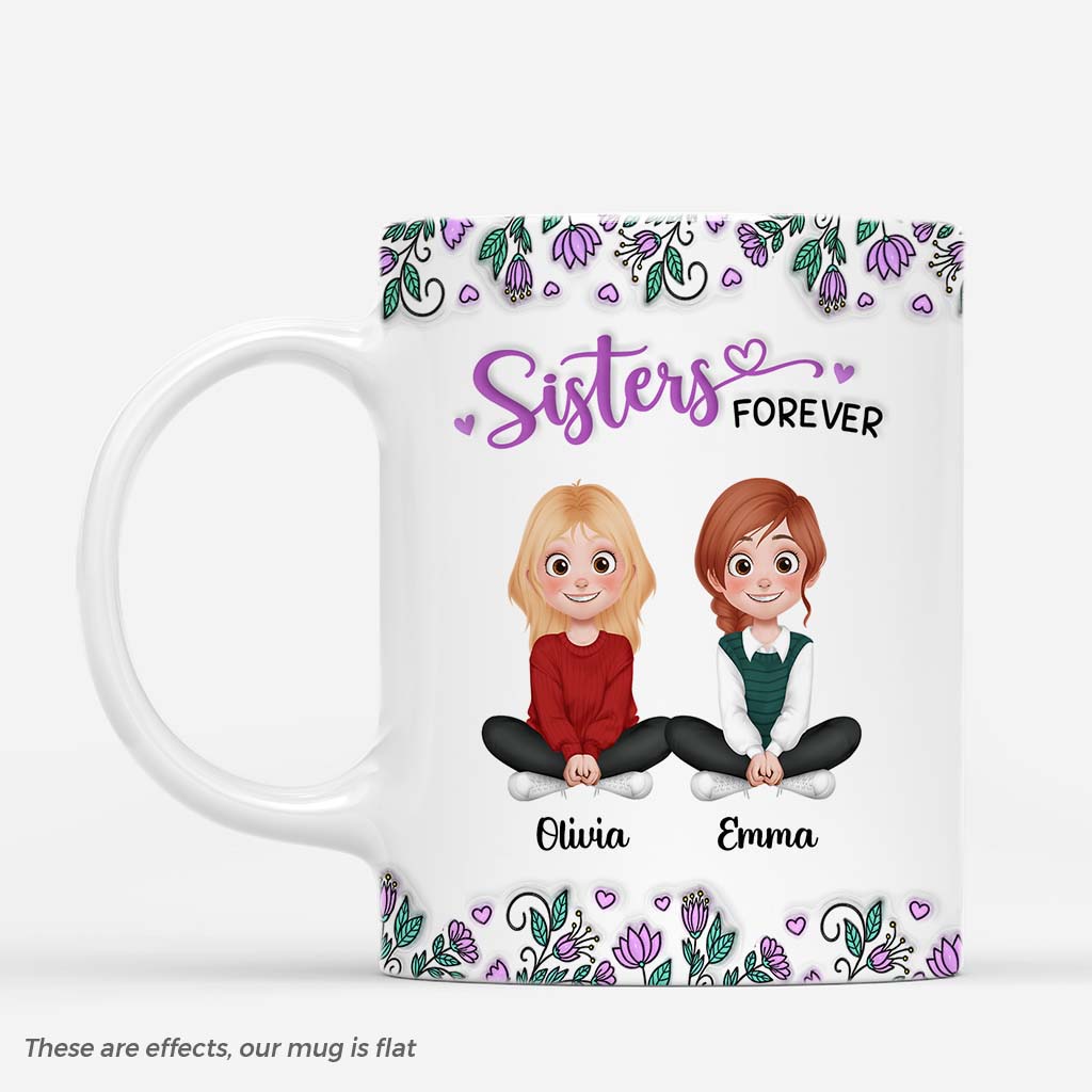 6162MUS1 3d printing effect besties forever mug custom gifts for friends female male 6162M3TTF_8742c1e0 2263 41b8 a6c7 0b4b3f9f298a