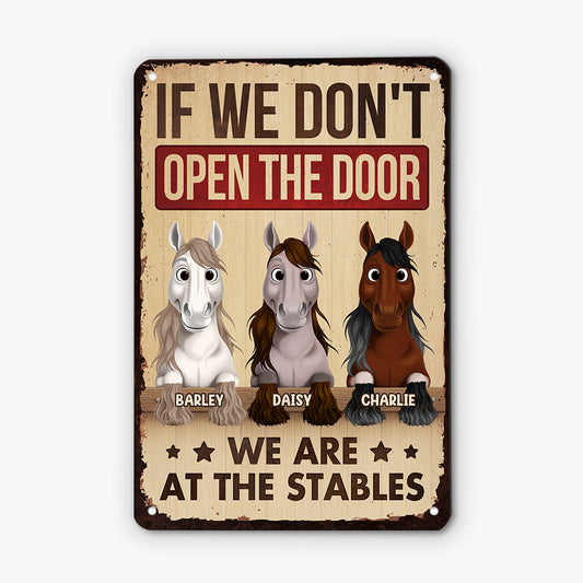 6163EUS1 personalized metal horse signs_ gifts for horse lovers 6163E8QZU