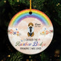 6176OUS1 ceramic rainbow bridge ornament personalized dog memorial gifts_ 6176OK6QC