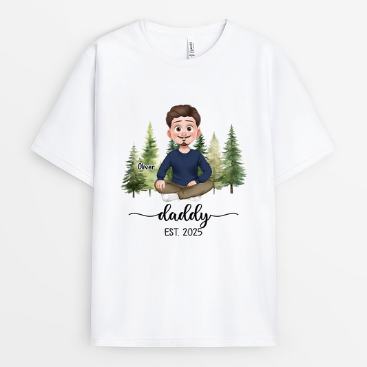 6178AUS1 dad mom est shirt_ personalized gifts for mom and dad 6178A3TCB
