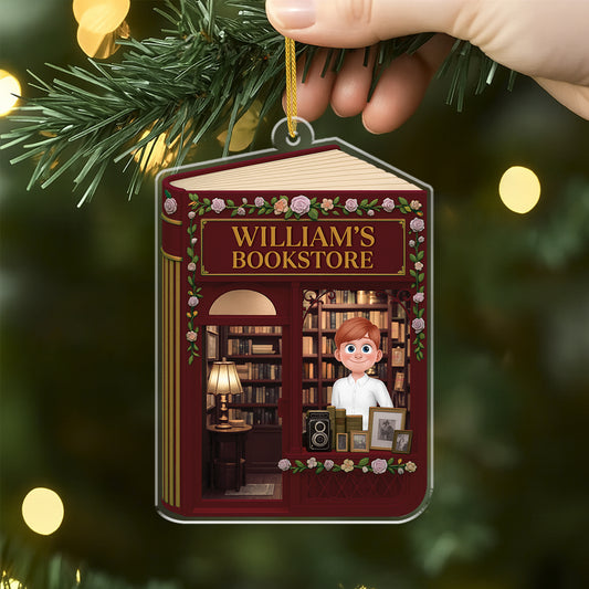 6201OUS1 3d printing effect acrylic book christmas ornaments custom book lover gifts 6201O8LQA_2