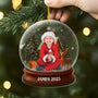 6212OUS2 acrylic snow globe ornament with photo custom christmas gifts 6212OTHTK