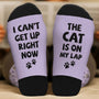 6223JUS2 personalized socks i cant get up right now the dog is on my lap 6223J6XMC