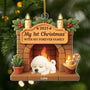 6225OUS1 3d printing effect acrylic dog first christmas ornament custom dog gifts 6225O8TTC