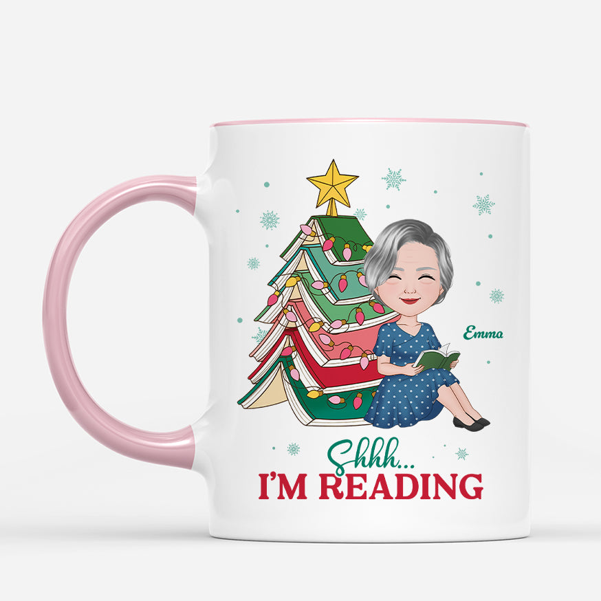 6233MUS2 all booked for christmas mug personalized gifts for book lovers 6233MKL5A