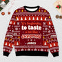 6240WUS2 personalized ugly christmas sweater funny gifts for pizza lovers 6240W